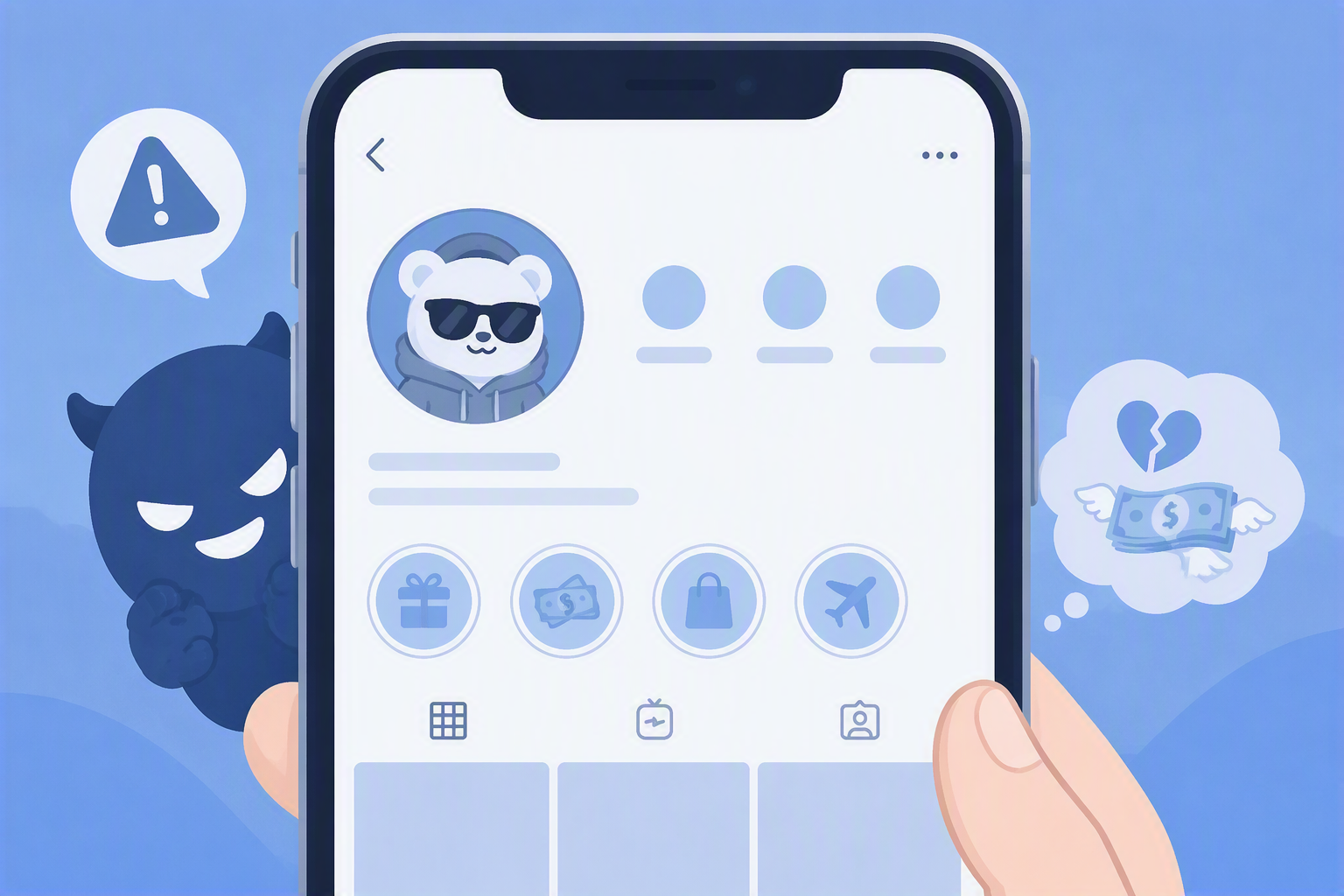 ライン交換を求めるインスタアカウントの特徴8つについて解説する見出しの画像
